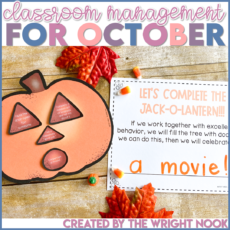 October Classroom Management
